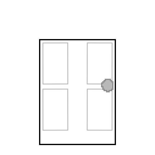 If you cannot see a door, click this sentence instead.